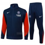 Chandal de Chaqueta del Paris Saint-Germain Nino 2025-2026 Azul Rojo